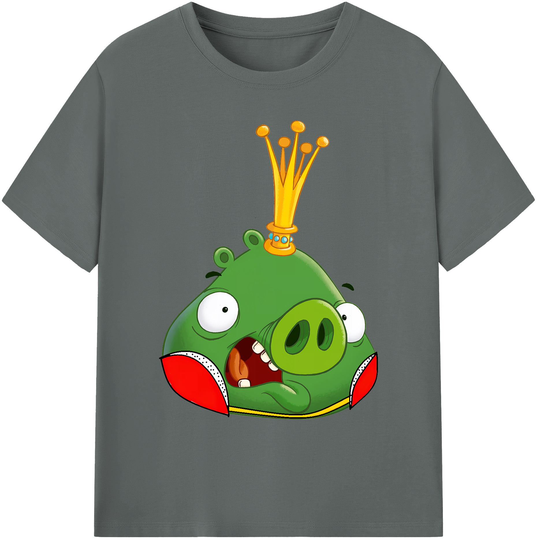 （画像用） Angry Birds アングリーバード 綿100％ メンズ半袖Tシャツ｜肌触りやわらか＆通気性
